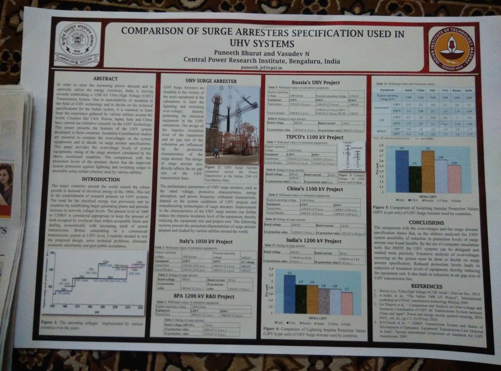 Poster Presentation at IIT&nbsp;Madras.